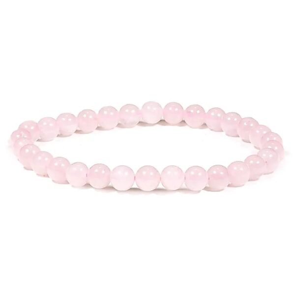 Bracciale in quarzo rosa